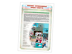 Информационный стенд "Военно-прикладные виды спорта"